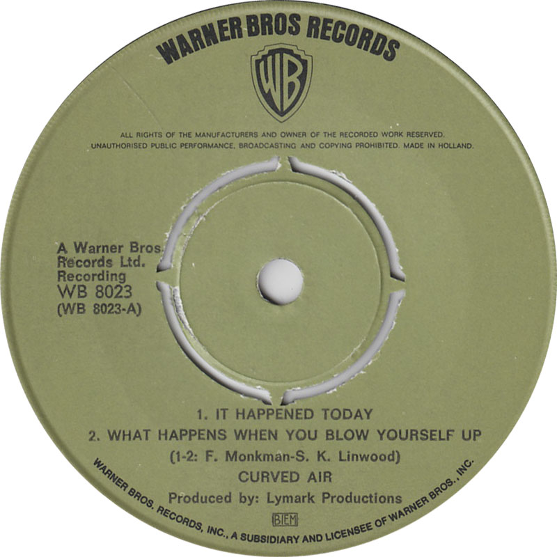 Curved air it happened today 1971